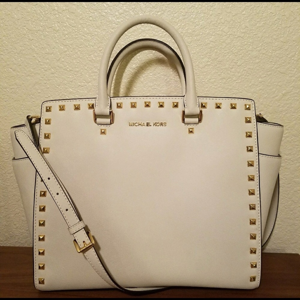 Michael Kors large studded Selma